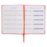 2026 18-Maande Dagbeplanner vir Vroue - Lewe Deur Geloof - Kunsleer met Rits - Image 6