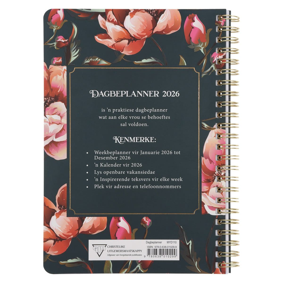 9780638010299_back 2026 Dagboek - Dagbeplanner - Ek Weet Wat Ek vir Julle Beplan - Ringbind - Image 2