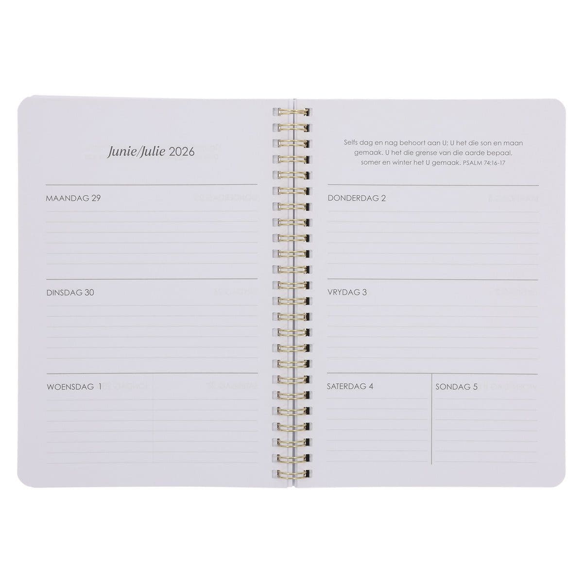 9780638010299_feature5 2026 Dagboek - Dagbeplanner - Ek Weet Wat Ek vir Julle Beplan - Ringbind - Image 7