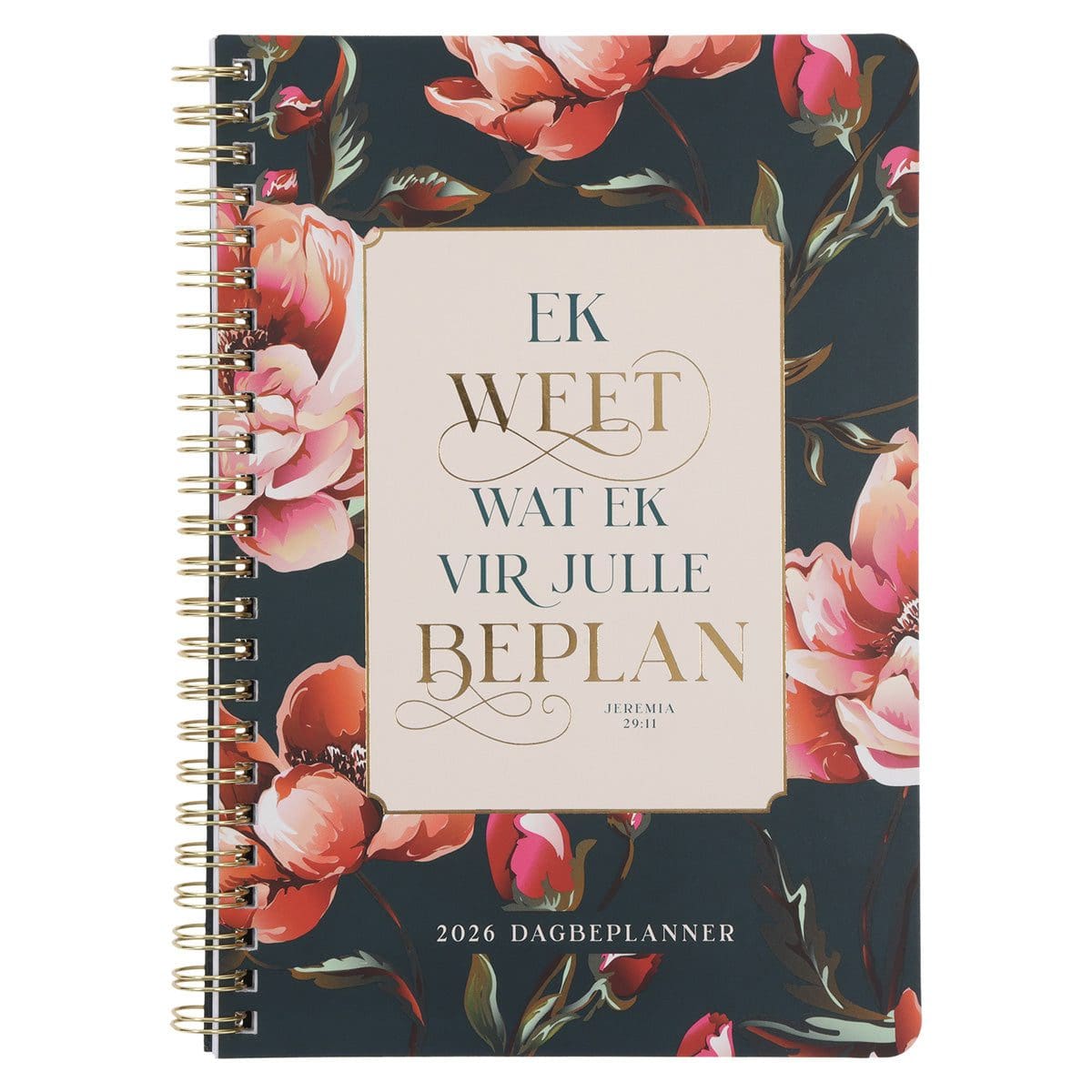 9780638010299_front 2026 Dagboek - Dagbeplanner - Ek Weet Wat Ek vir Julle Beplan - Ringbind - Image 1