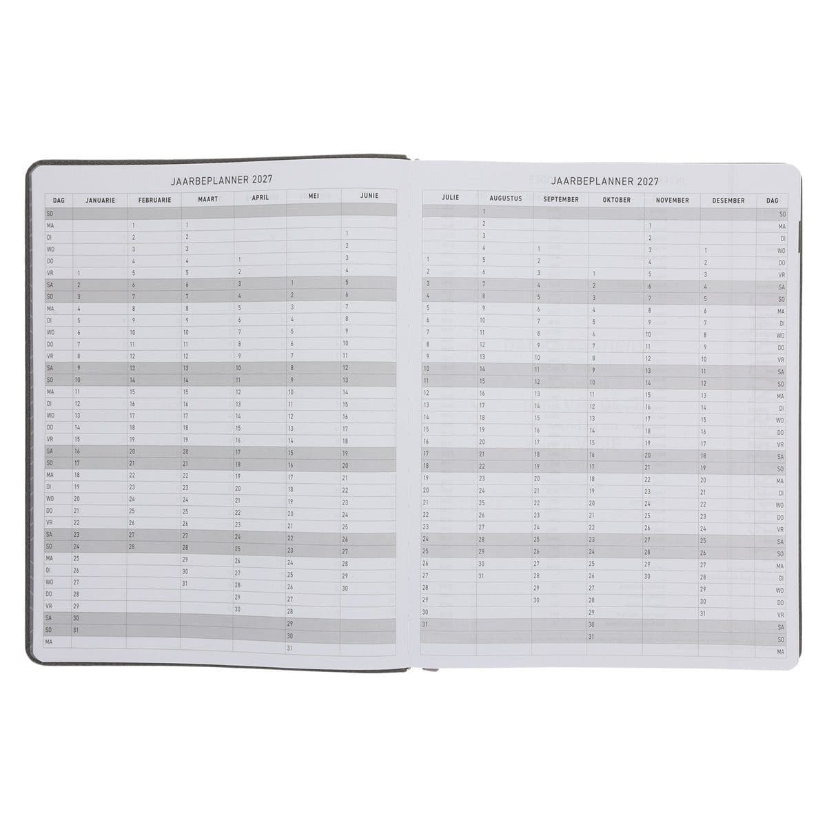 9780638010329_feature2_efe83e0d-fb38-494b-aa57-8aaab110af37 2026 A4 Dagboek - Professionele Jaarbeplanner - Soek Julle Krag in die Here - Kunsleer - Image 4