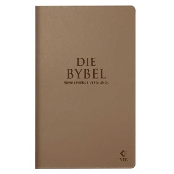 NLV Sandsteen Egte Leer Standaard Bybel - Image 1