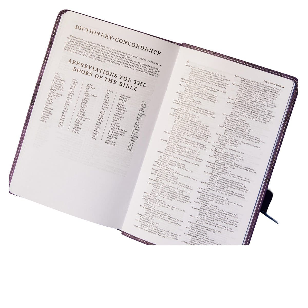 9780718075217_feature2 NKJV Deluxe Gift Bible Red Letter Burgundy (Comfort Print)(Imitation Leather) - Image 10