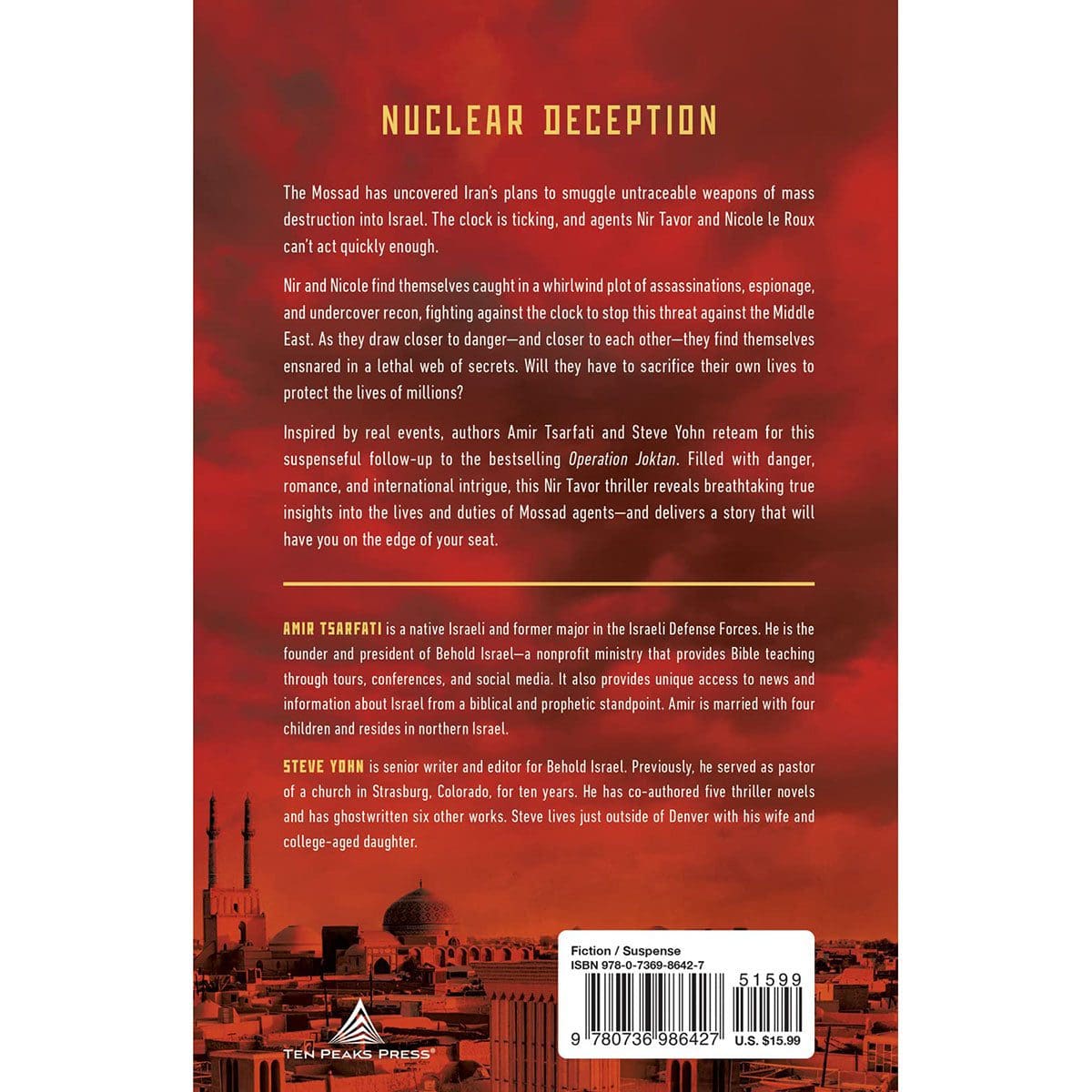 9780736986427_back By Way Of Deception (2 A Nir Tavor Mossad Thriller)(Paperback) - Image 10