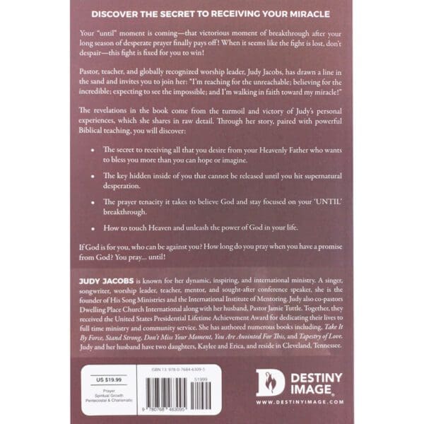 Pray Until: The Secret To Receiving Your Miracle (Paperback) - Image 9