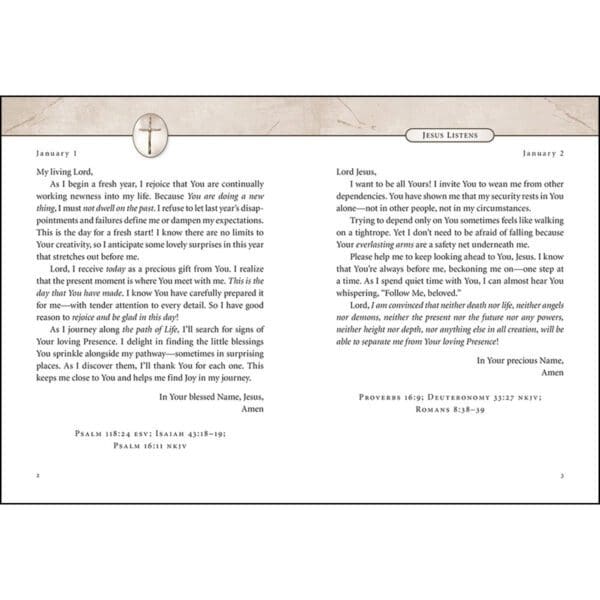 Jesus Listens: Daily Devotional Prayers Of Peace, Joy, And Hope (Hardcover) - Image 10
