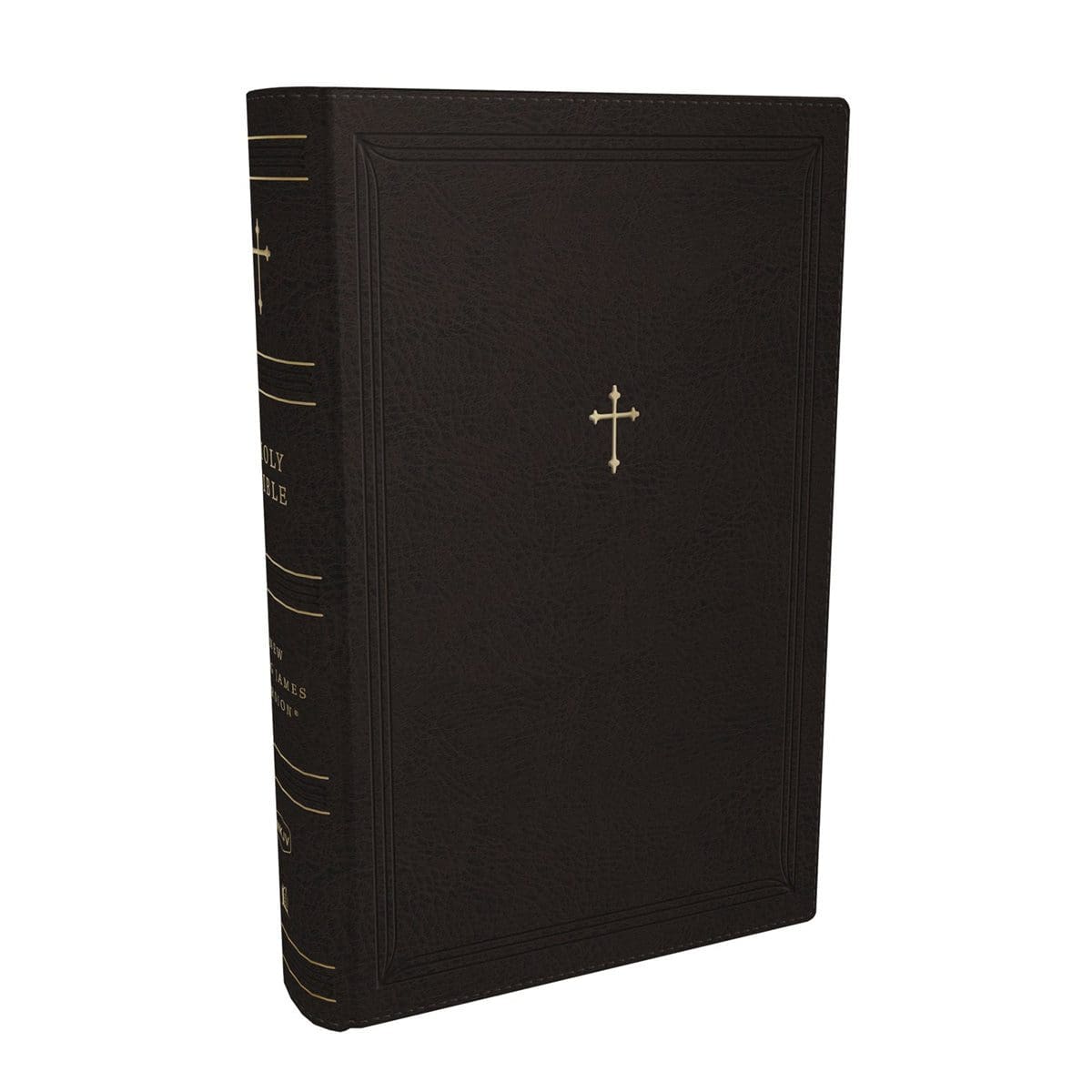 9781400333387_front NKJV Compact Paragraph-Style Ref Bible Red Letter Zipper Black (Comfort Print)(Imitation Leather) - Image 1