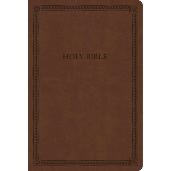 CSB Brown Imitation Leather Thinline Value Edition Bible Large Print - Image 7
