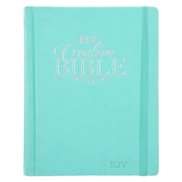 KJV Aquamarine Faux Leather Hardcover My Creative Bible - Image 6