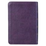 KJV Purple Faux Leather Compact Bible Large Print Red Letter - Image 30