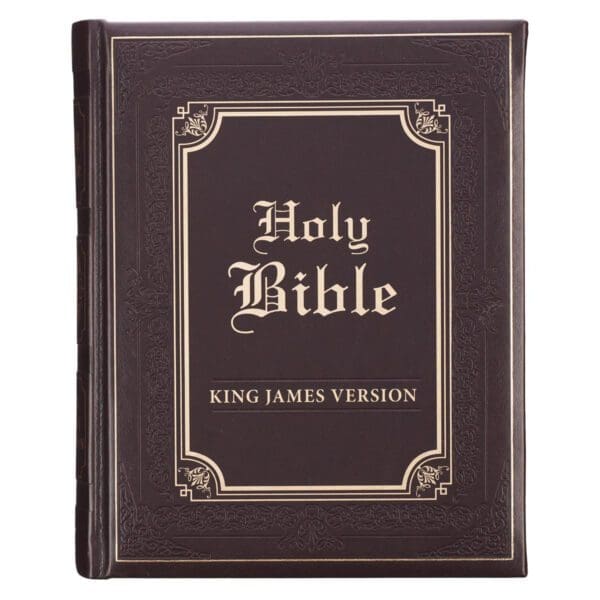 KJV Brown Faux Leather Family Bible - Image 29
