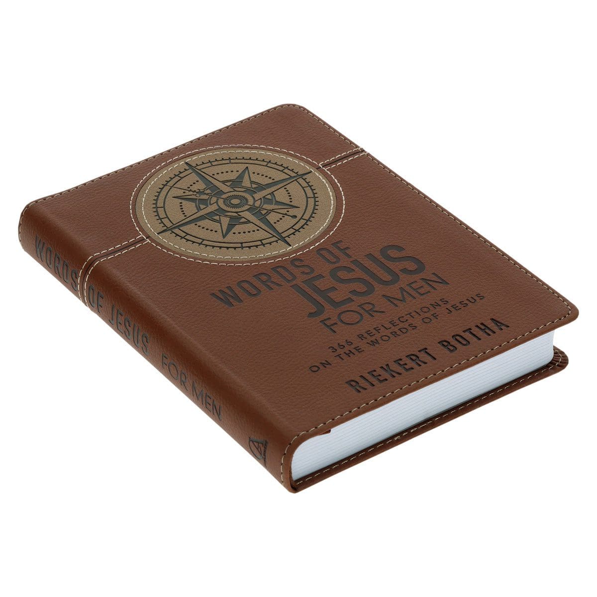 9781432121747_feature1 Words of Jesus for Men: 366 Reflections on the Words of Jesus (Faux Leather) - Image 12