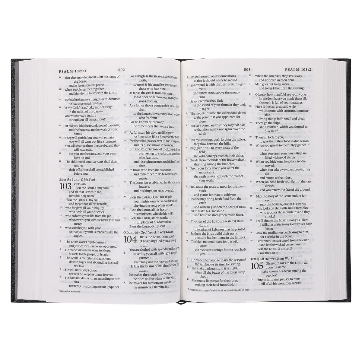 9781432128067_feature4 ESV Standard Bible Black Hardcover - Image 28