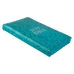 ESV Turquoise Faux Leather Standard Bible Thumb Indexed With Zip - Image 30