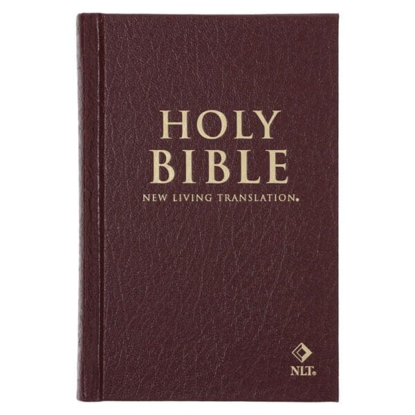 NLT Compact Bible Burgundy Hardcover - Image 1