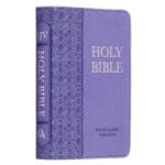 KJV Purple Faux Leather Mini Pocket Bible - Image 31