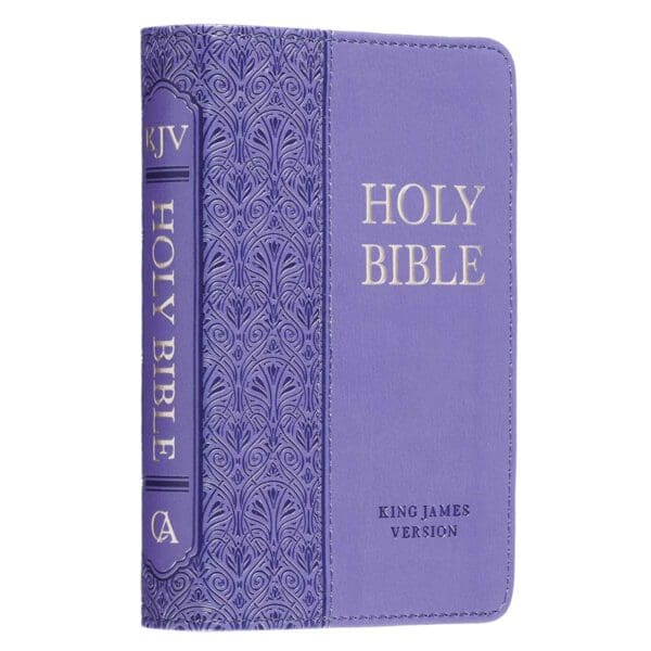 KJV Purple Faux Leather Mini Pocket Bible - Image 31
