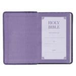 KJV Purple Faux Leather Mini Pocket Bible - Image 34