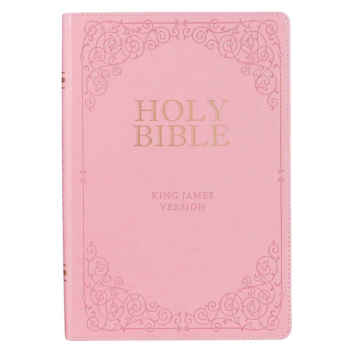 9781432133115_front KJV Pink Faux Leather Full-Size Bible Giant Print Indexed - Image 25
