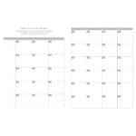 Baxter Undated Planner A4 Grey (Durable Synthetic Fibre Flexcover) - Image 22