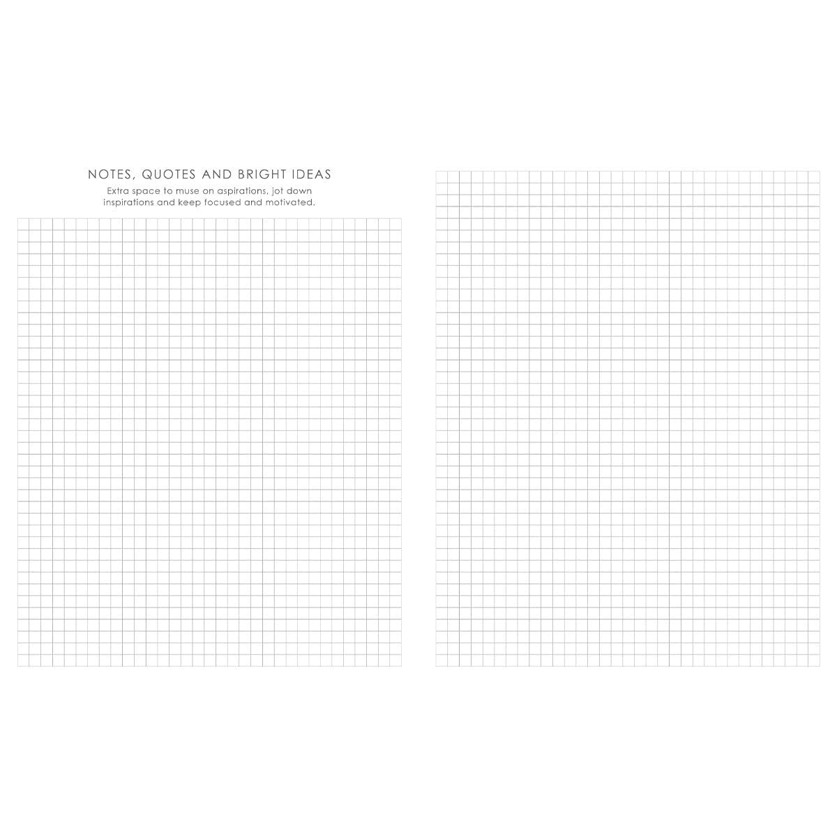 9781432134488_feature5 Baxter Undated Planner A4 Grey (Durable Synthetic Fibre Flexcover) - Image 24