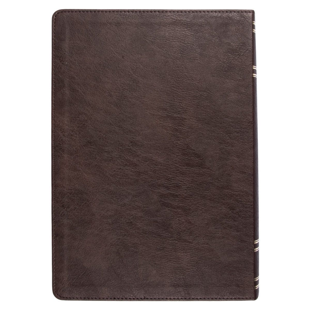 9781432134662_back NLT Dark Brown Faux Leather Thumb Indexed Spiritual Growth Bible - Image 30