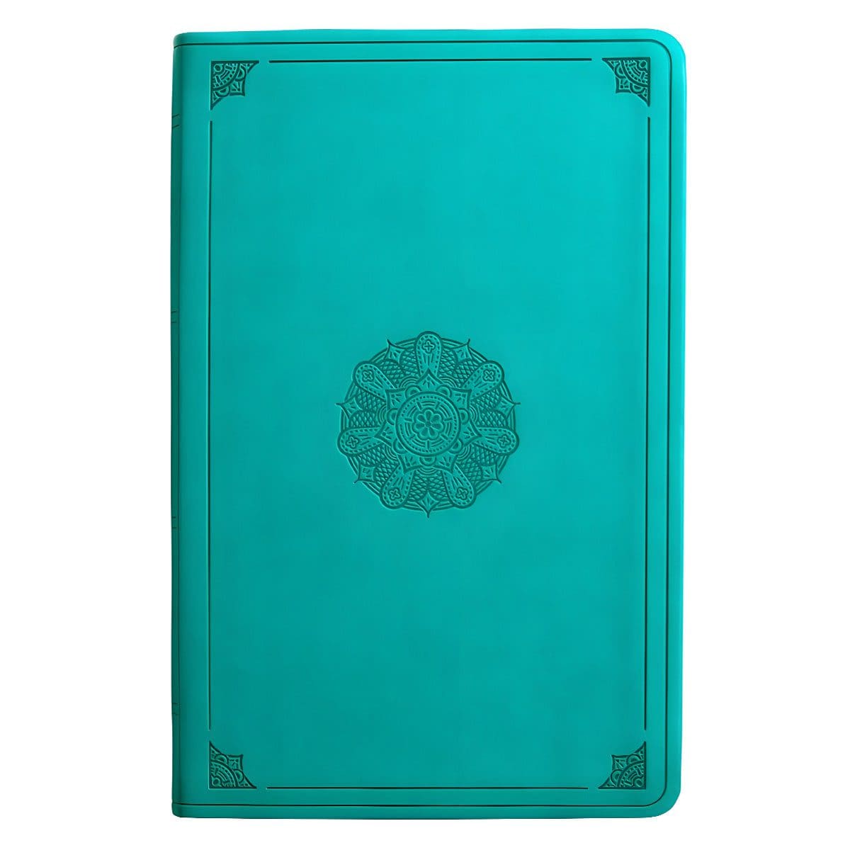 9781433562167_front ESV Turquoise Emblem Design Imitation Leather Value Thinline Bible Large Print - Image 13
