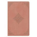 ESV Blush Rose Fleur-de-lis Design Imitation Leather Value Thinline Bible Large Print - Image 2
