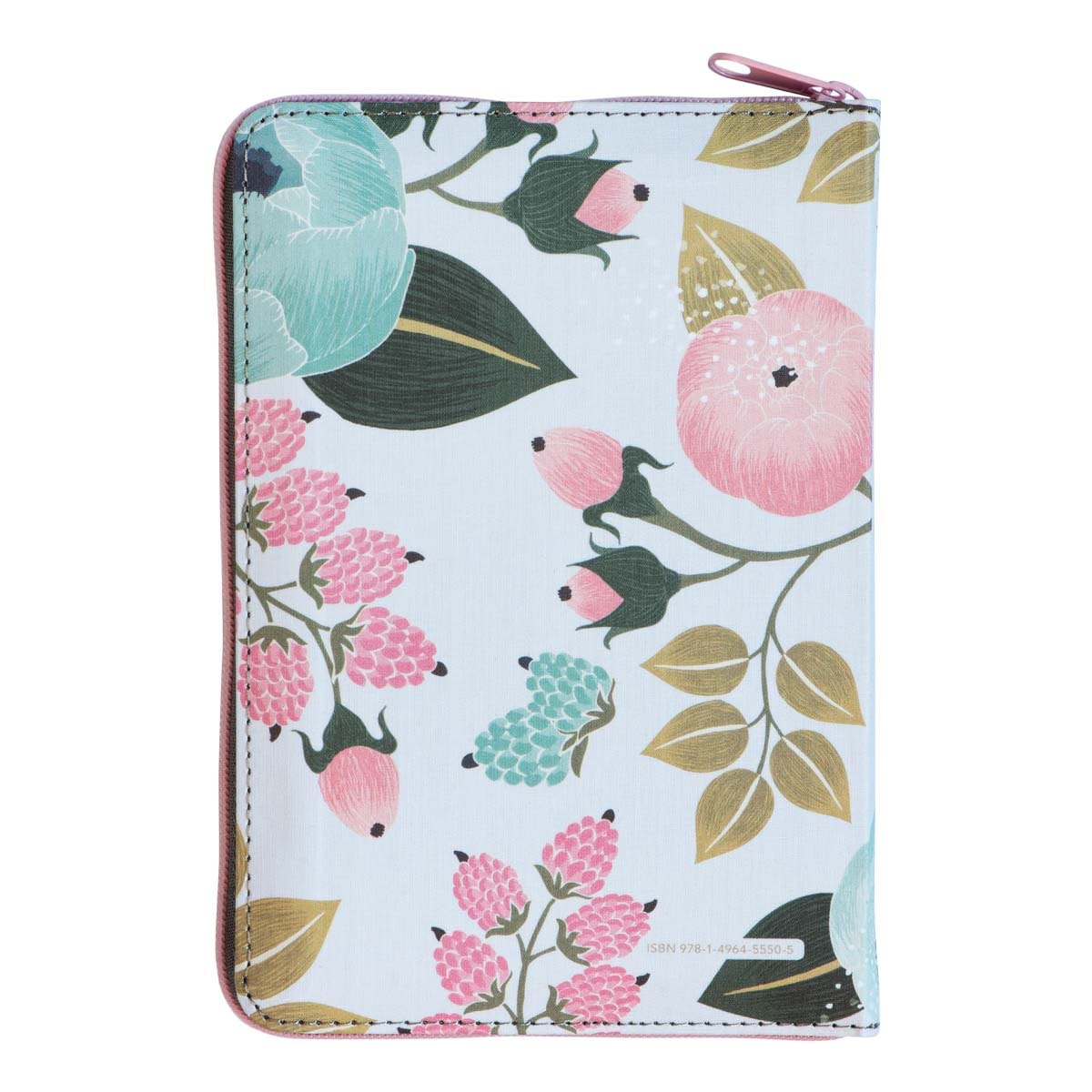 9781496455505_back NLT Filament Compact Zipper Bible, Red Letter, Cloth, With Zipper, Floral Garden (Paperback) - Image 21