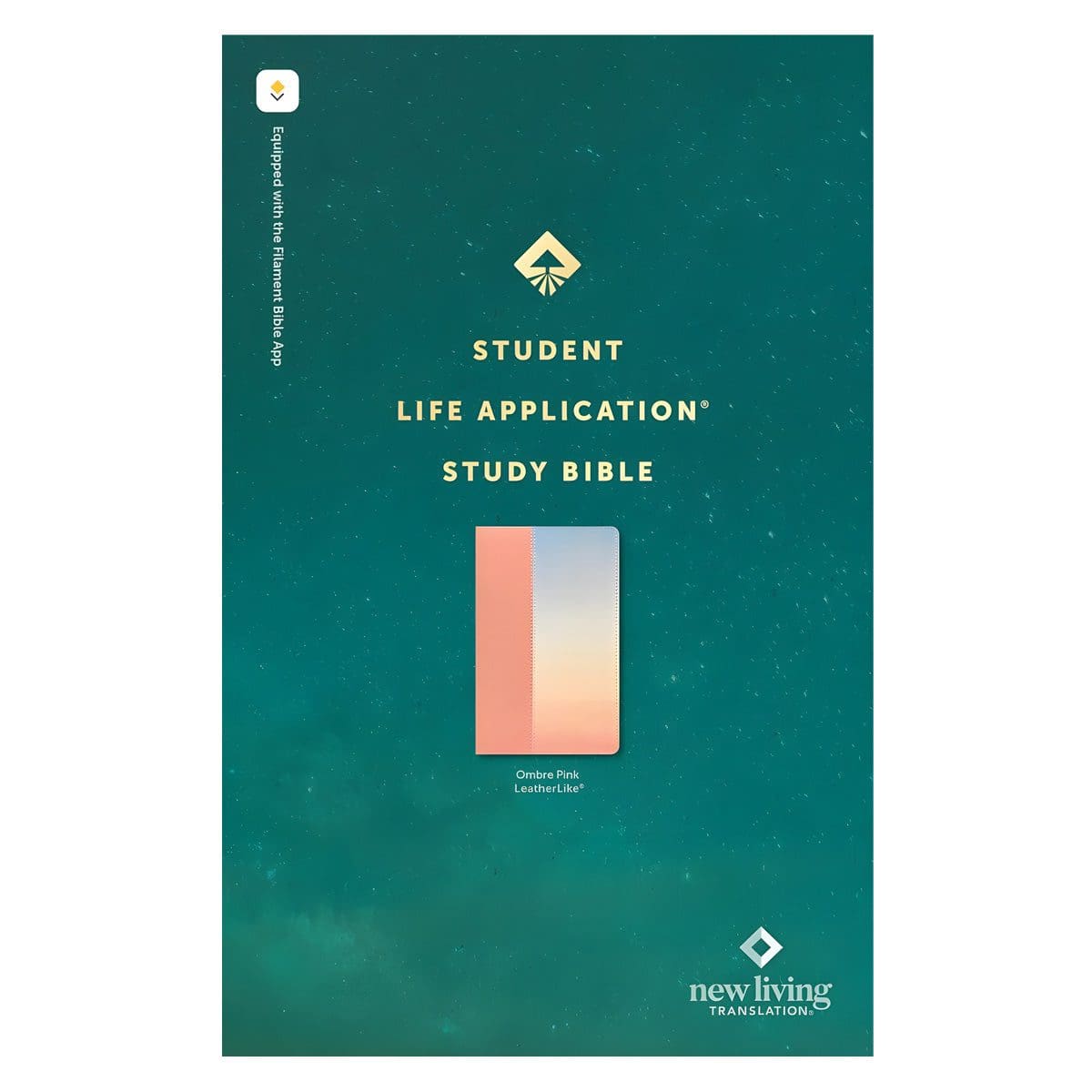 9781496489845_feature1 NLT Ombre Imitation Leather Filament Student Life Application Bible Red Letter - Image 2