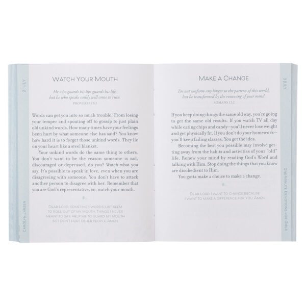 One-Minute Devotions For Girls (Paperback) - Image 30
