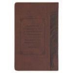 KJV Brown Lion Faux Leather Flexcover Deluxe Gift Bible With Zip - Image 5