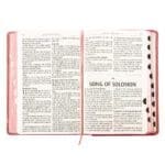KJV Pink Hearts Faux Leather Flexcover Kids Bible Large Print - Image 28