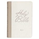 KJV White Faux Leather Mini Pocket Bible - Image 5