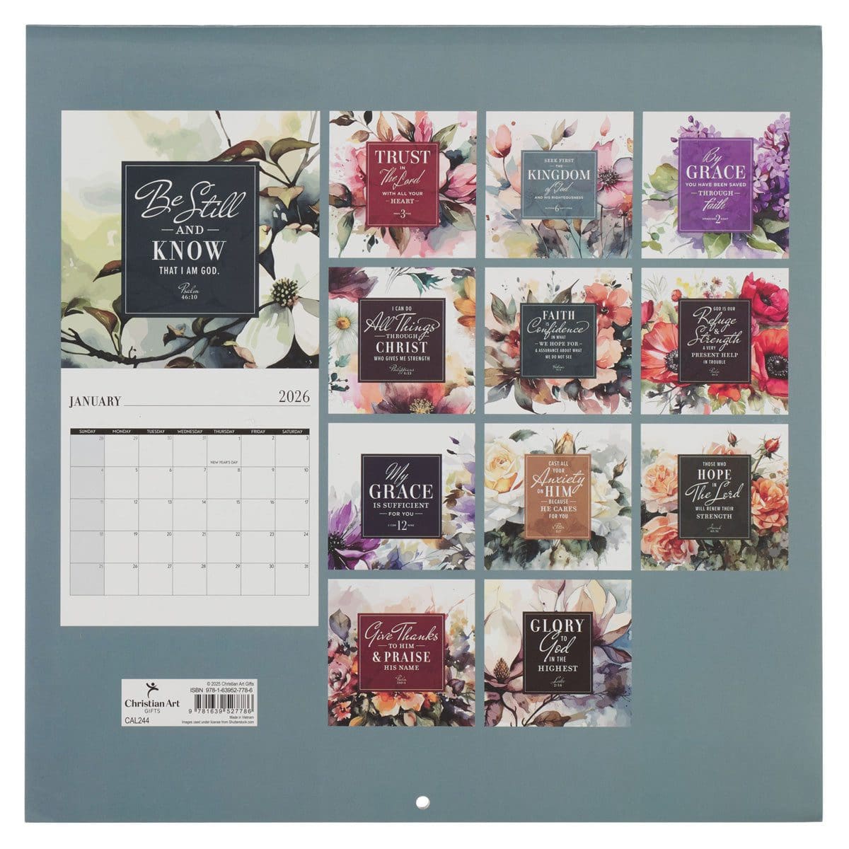 9781639527786_back 2026 Calendar - For I Know the Plans I Have for You - Image 2