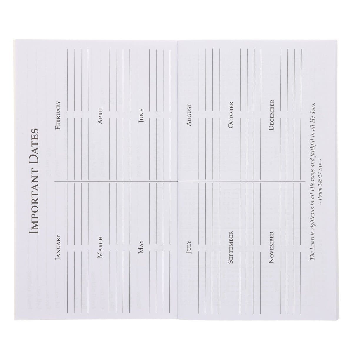 9781639527892_feature3 2026 Diary - Daily Planner - Be Still and Know - Image 4