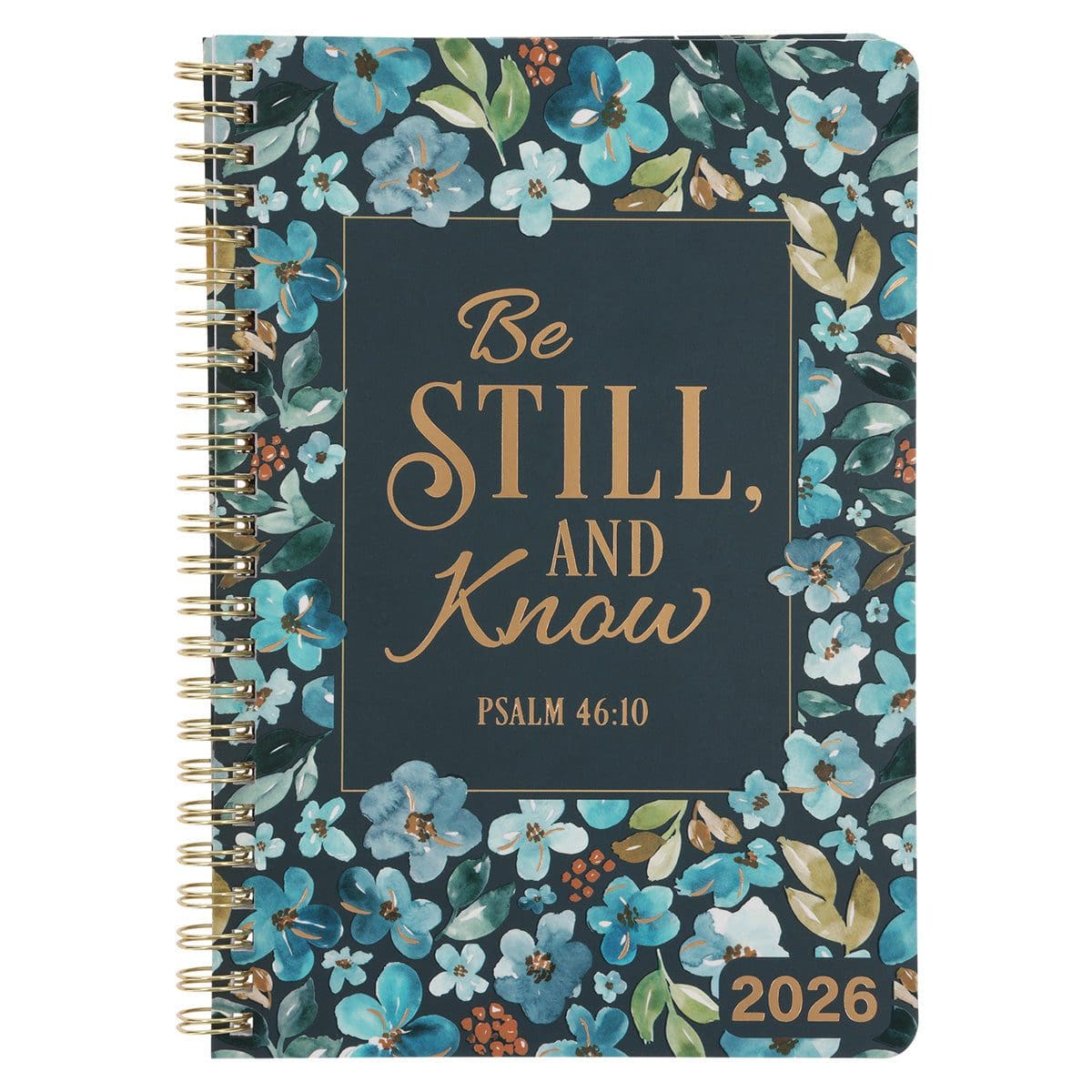 9781639528691_front 2026 Diary - Daily Planner - Be Still and Know - Wirebound - Image 1