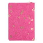 Be Still and Know That I Am God Floral Hot Pink Faux Leather Journal with Zipped Closure - Image 2