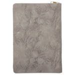 Be Still and Know Floral Beige Faux Leather Journal with Zipped Closure - Image 2
