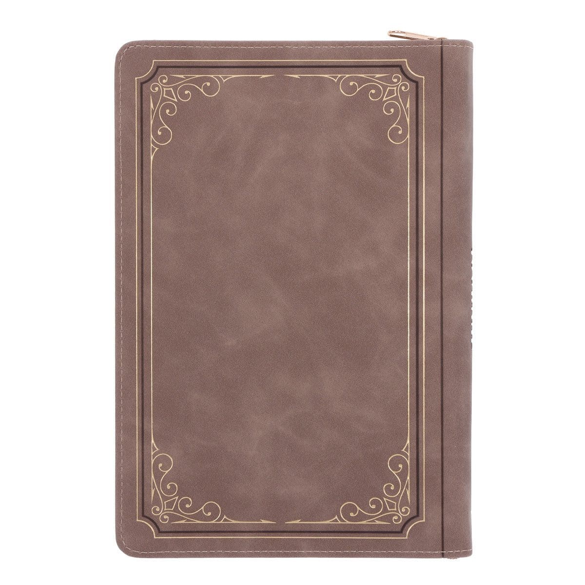 9781639529193_back I Can Do All Things Through Christ Who Strengthens Me Faux Leather Journal with Zipped Closure - Image 2
