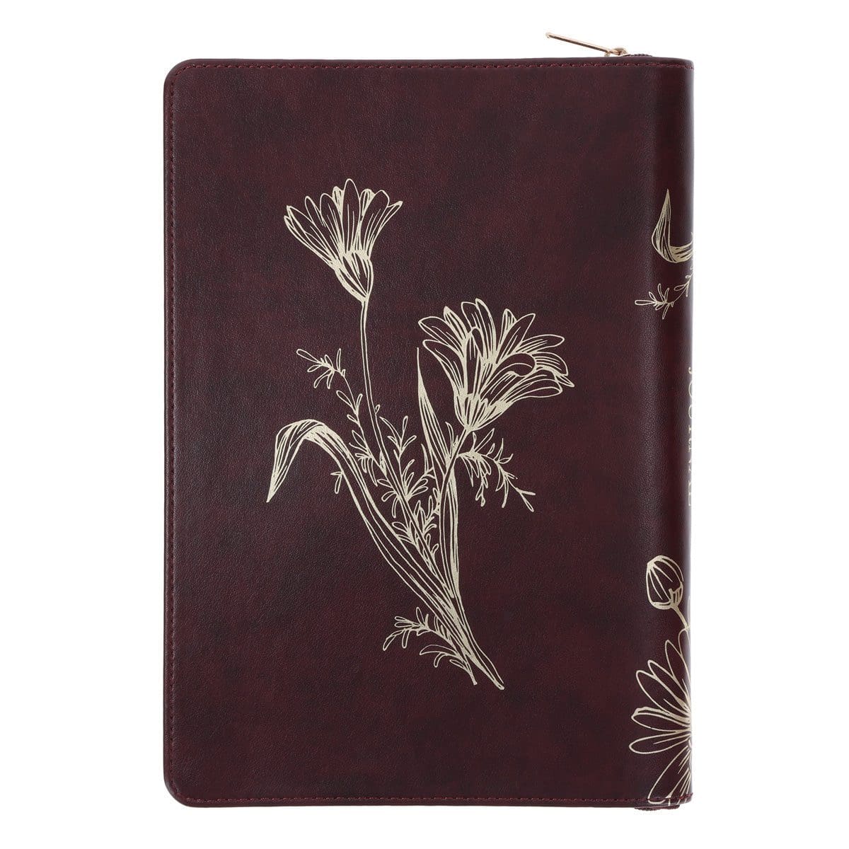 9781639529254_back For by Grace You Have Been Saved Through Faith Faux Leather Journal with Zipped Closure - Image 2