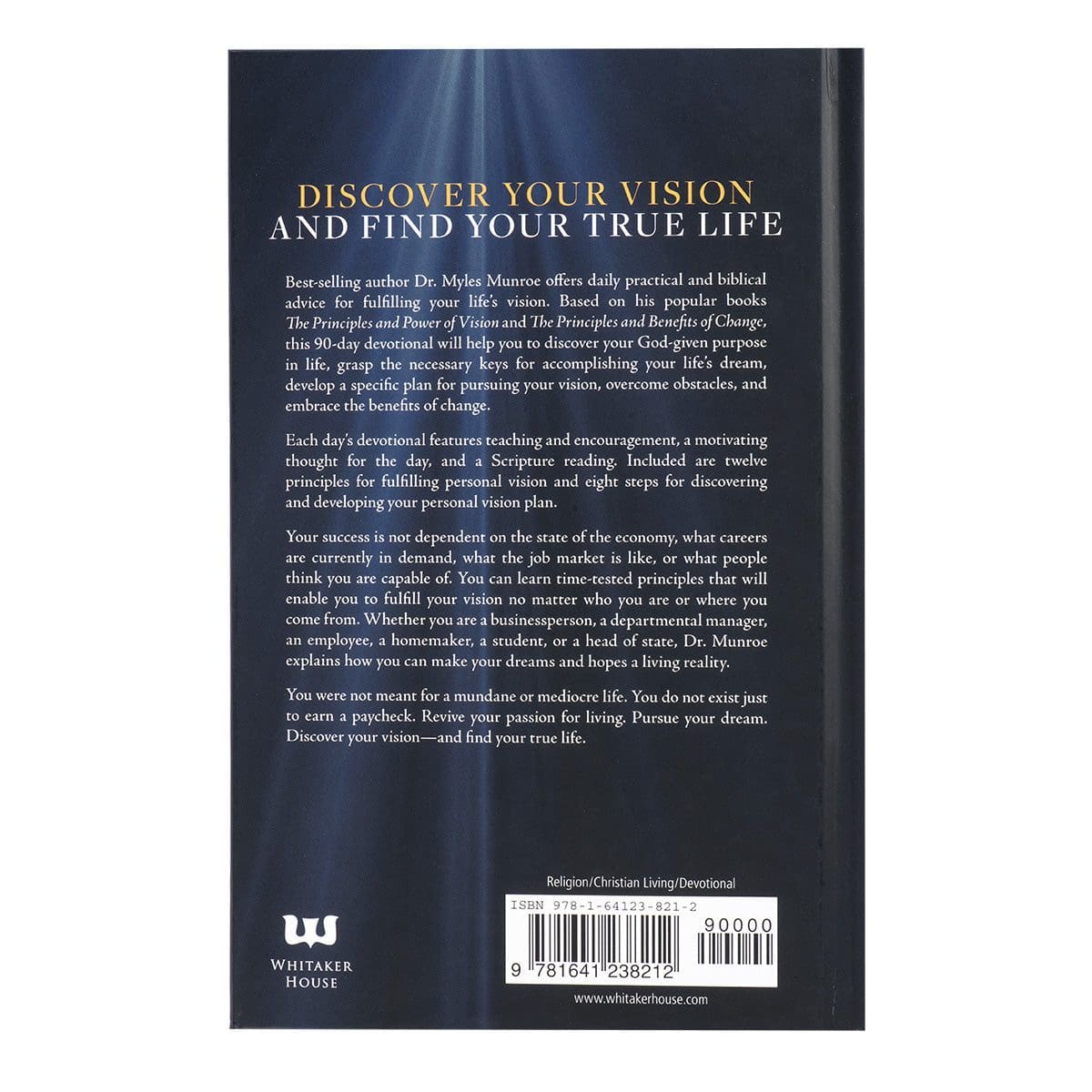 9781641238212_back Vision With Purpose And Power: A 90-Day Devotional (Hardcover) - Image 10