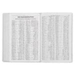 KJV White Faux Leather Thinline Large Print Bible With Thumb Indexing - Image 27