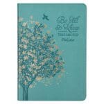 Be Still & Know Floral Psalm 46:10 Tree (Faux Leather Journal) - Image 6