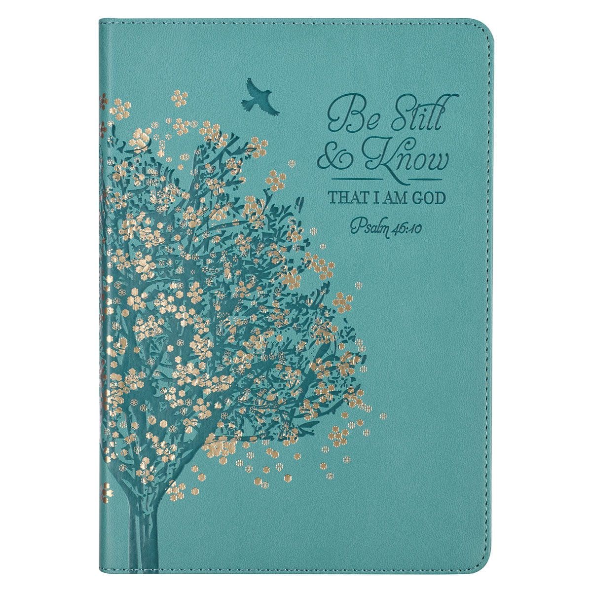 9781642725278_front Be Still & Know Floral Psalm 46:10 Tree (Faux Leather Journal) - Image 6