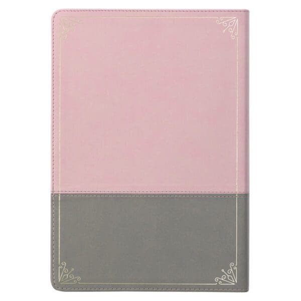 KJV Pink And Grey Faux Leather Bible Super Giant Print - Image 30