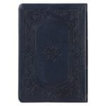 KJV Midnight Blue Antique Frame Faux Leather Full-Size Bible Giant Print Indexed - Image 26