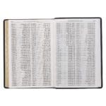 KJV Midnight Blue Antique Frame Faux Leather Full-Size Bible Giant Print Indexed - Image 30