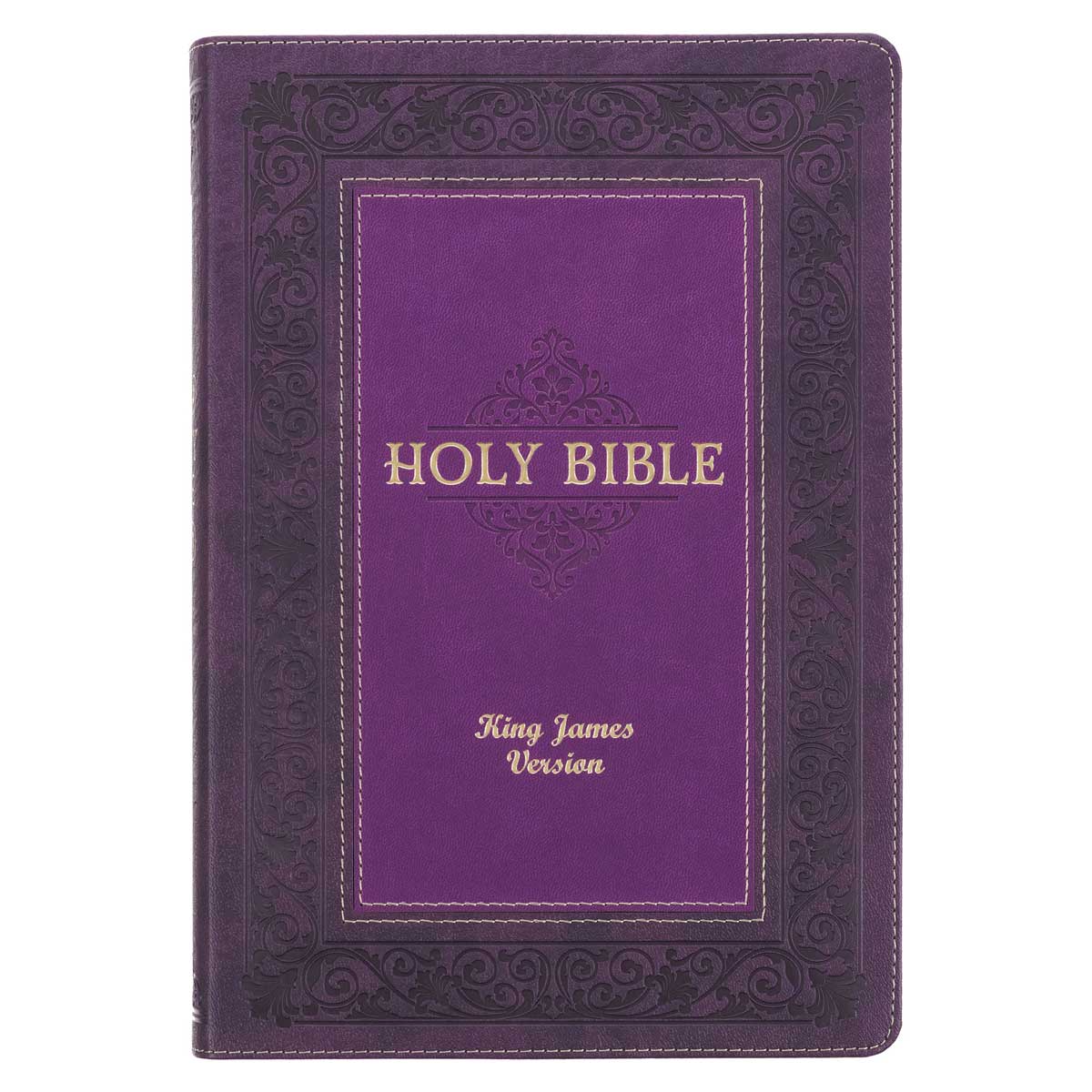 9781642728910_front KJV Purple Faux Leather Flexcover Study Bible Large Print - Image 29