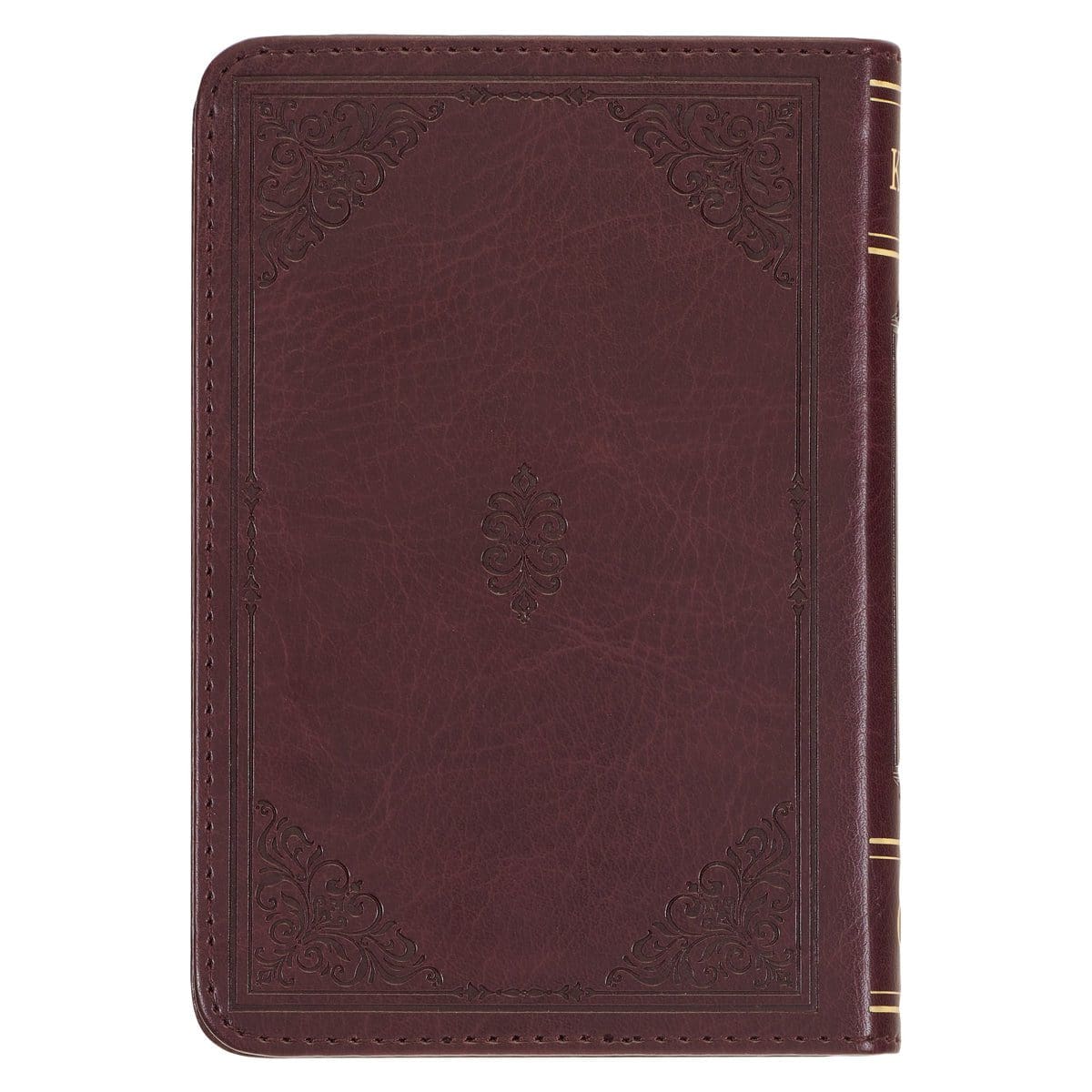 9781642729184_back KJV Burgundy Faux Leather Mini Pocket Bible - Image 14